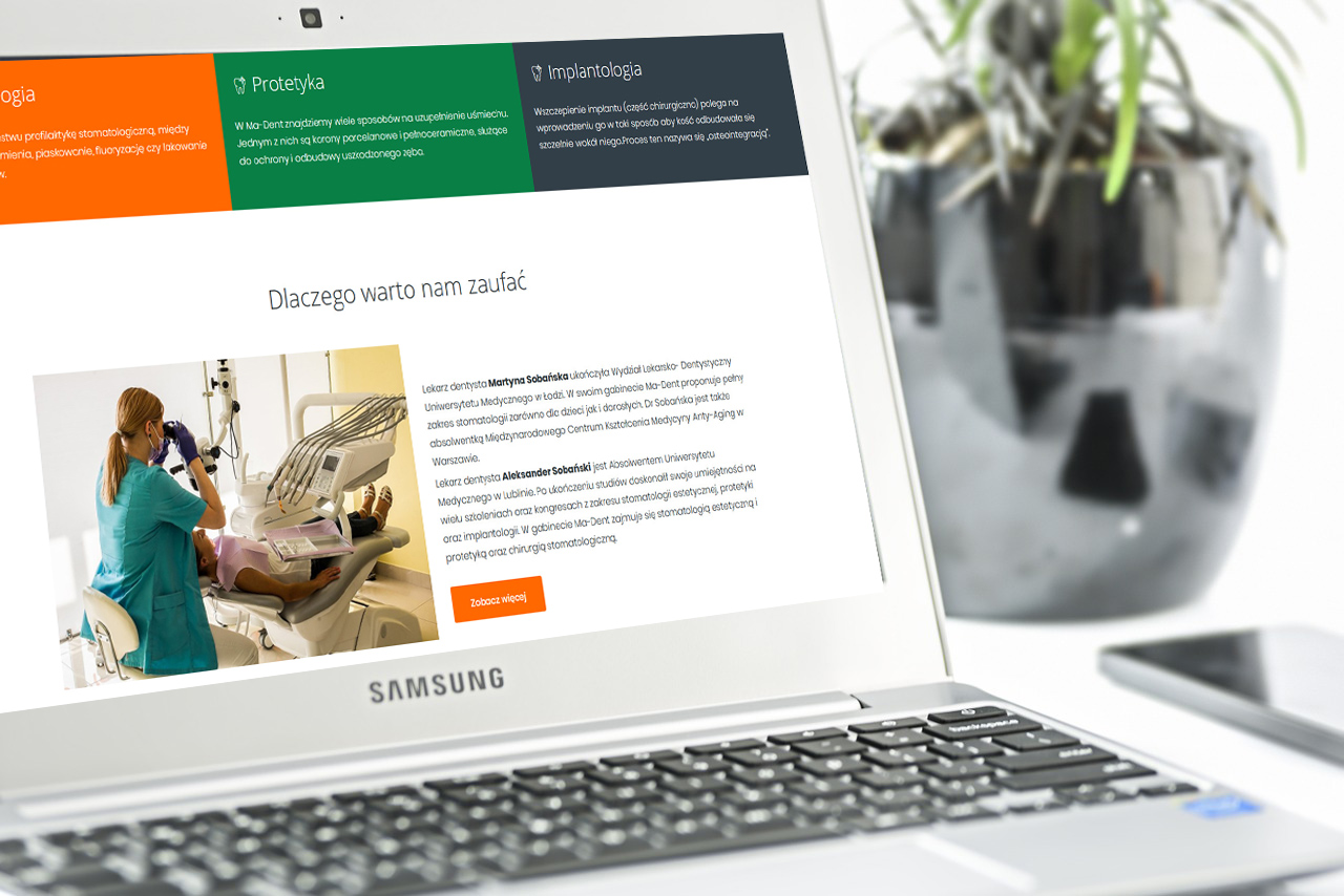 strony internetowe dla firm madent-kielce.pl by siplex - Obrazek 2