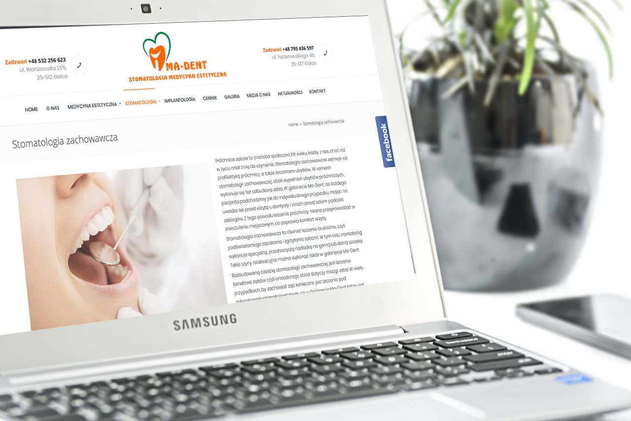 strony internetowe dla firm madent-kielce.pl by siplex - Obrazek 3