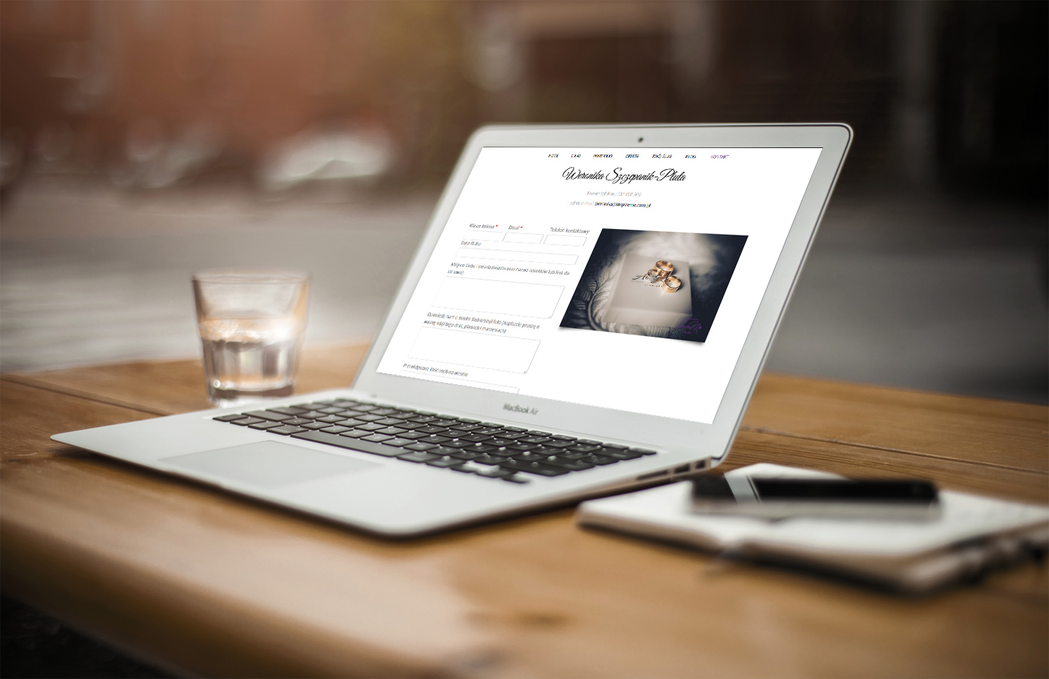 Projekt strony internetowej inspireme.com.pl - wizualizacja 4