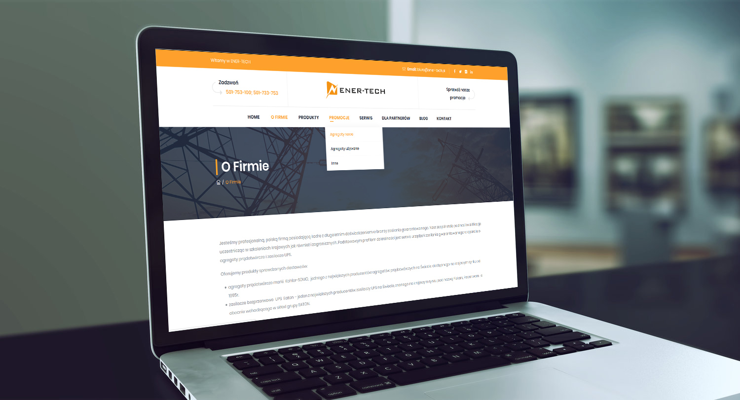 strony internetowe Kielce ener-tech.pl by siplex - Wizualizacja 8