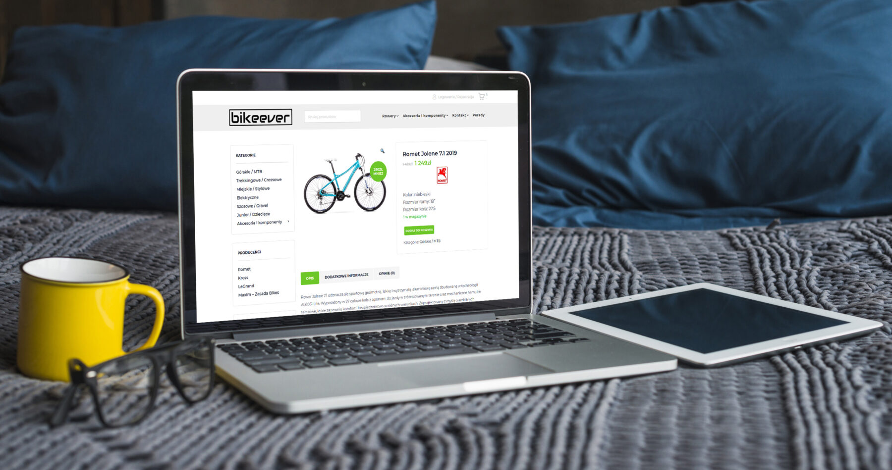projektowanie sklepów internetowych bikeever.pl by siplex - Portfolio 4
