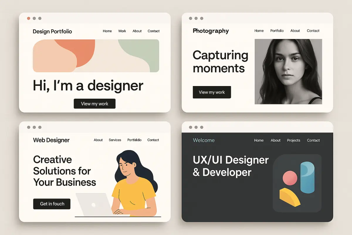 jak zrobić stronę internetową z portfolio