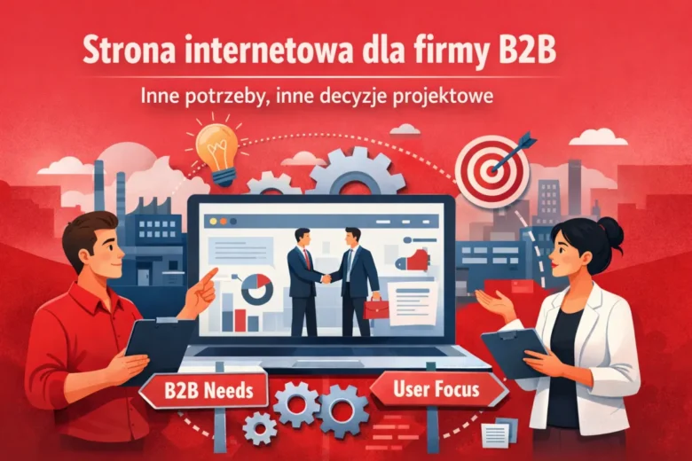 strona internetowa dla firmy B2B projektowanie strony dla biznesu