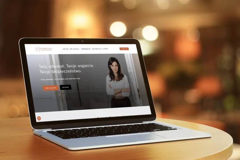 strony internetowe dla kancelarii adwokackich - dombrovska.pl - 1